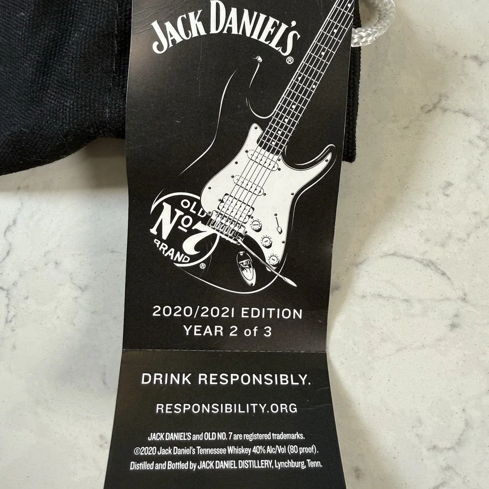NWT Jack Daniels Sling Travel Bag Sack Cinch Guitar Year 2 2020/2021 Edition